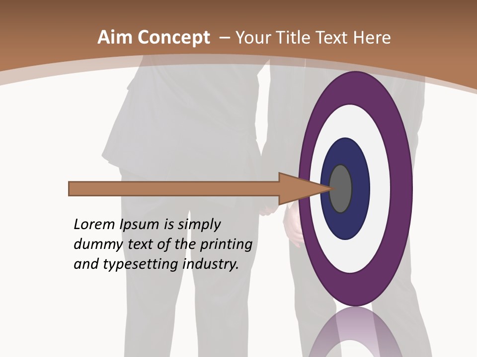 Businessman Women Backview PowerPoint Template