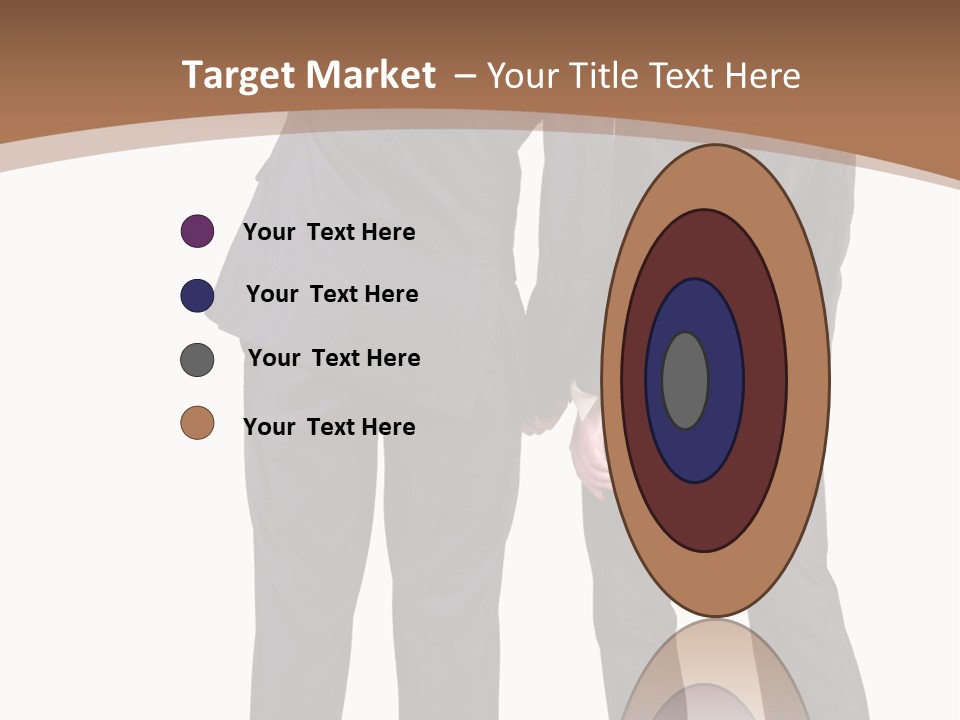 Businessman Women Backview PowerPoint Template