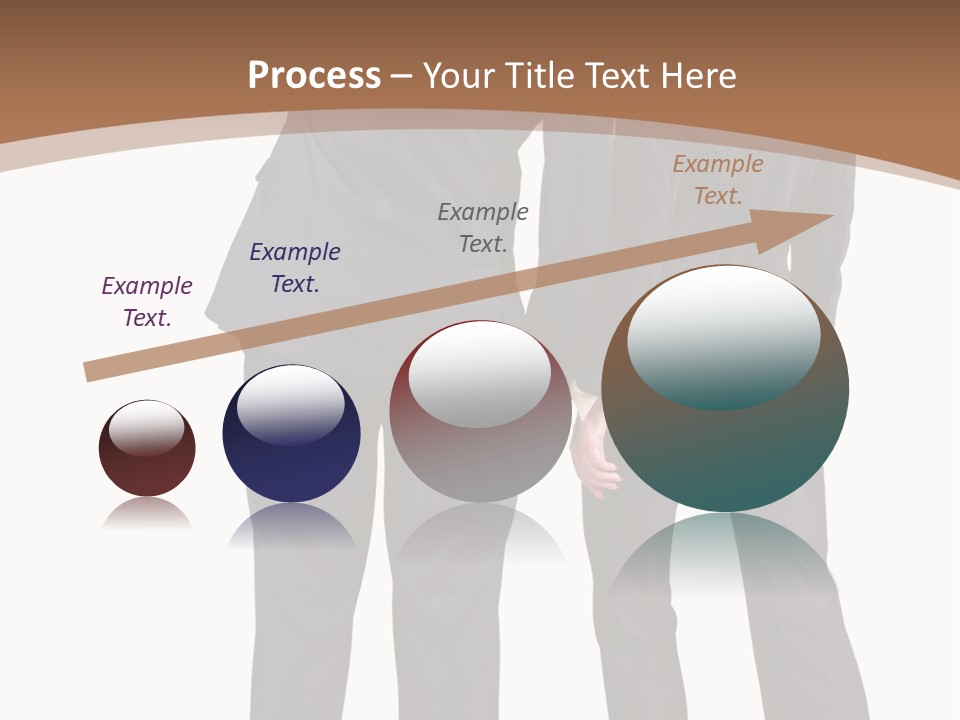 Businessman Women Backview PowerPoint Template