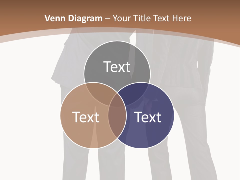 Businessman Women Backview PowerPoint Template