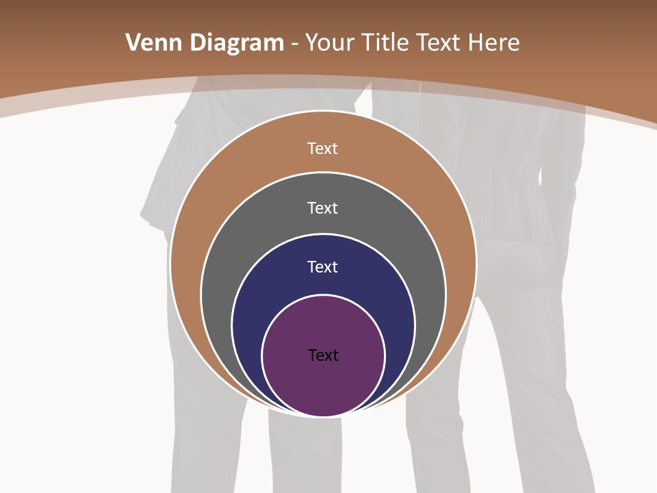 Businessman Women Backview PowerPoint Template