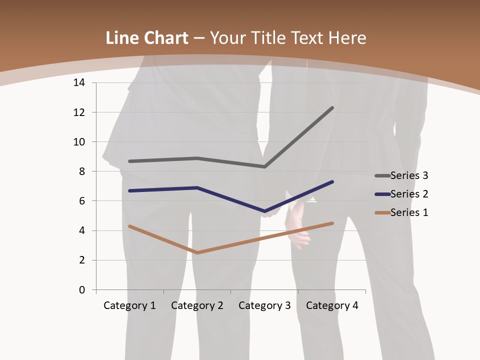 Businessman Women Backview PowerPoint Template