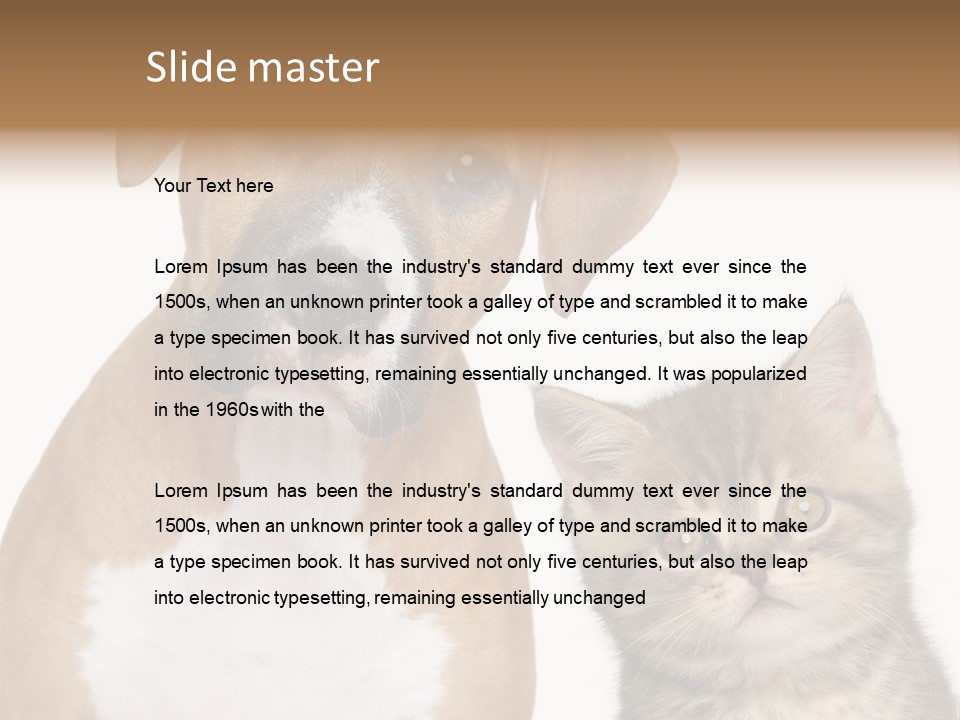 Terrier Idea Five PowerPoint Template