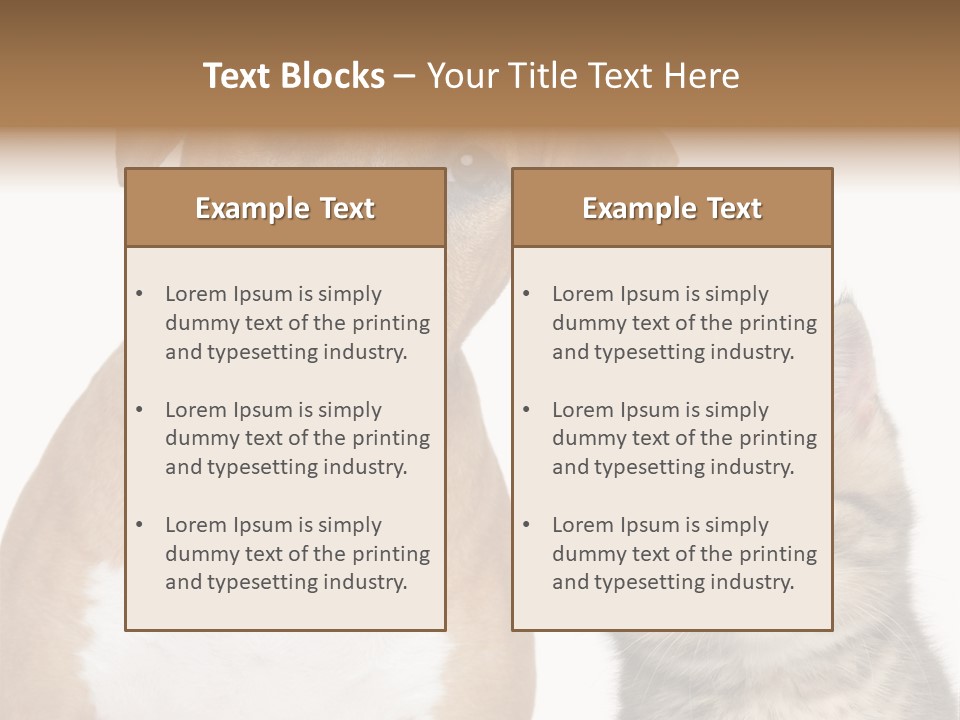 Terrier Idea Five PowerPoint Template