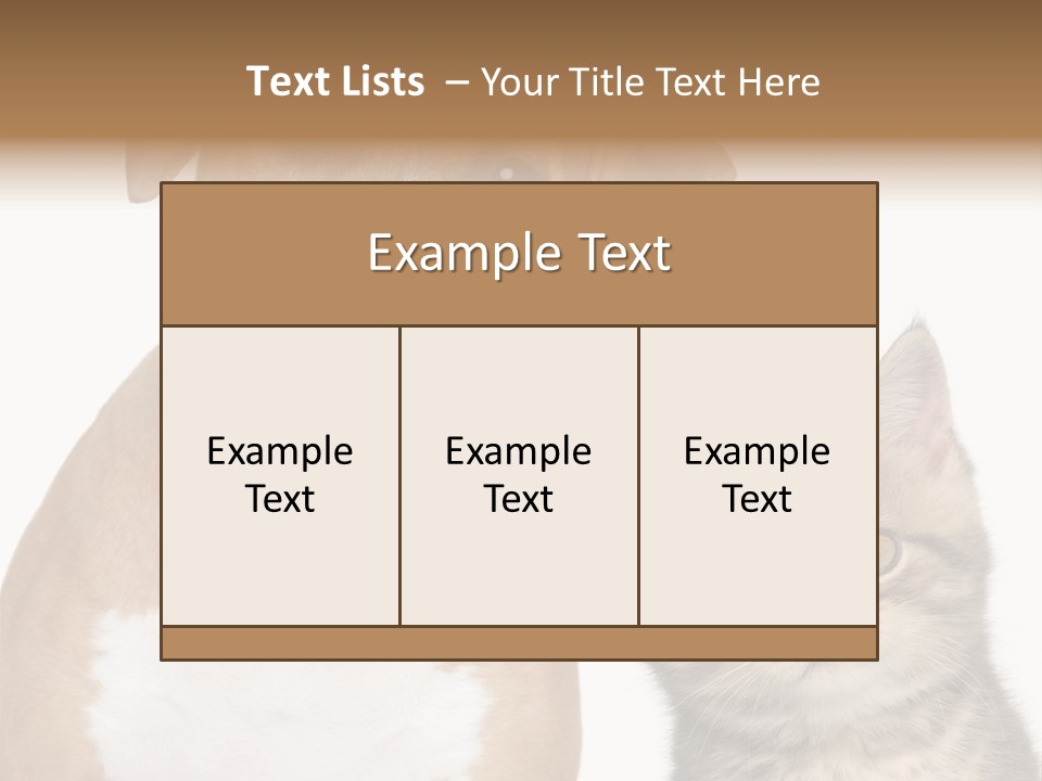 Terrier Idea Five PowerPoint Template