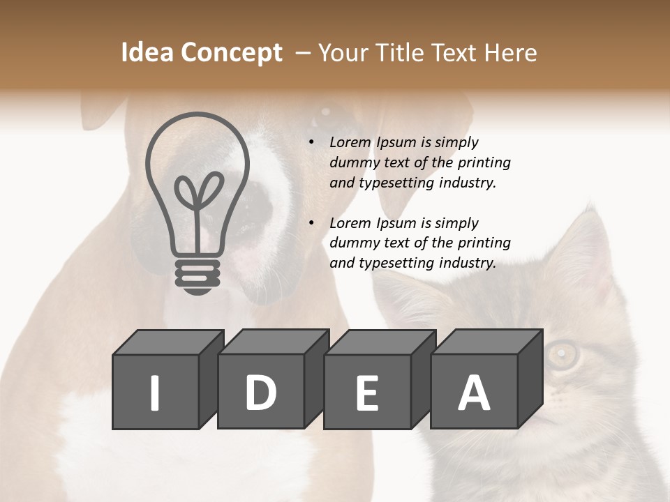 Terrier Idea Five PowerPoint Template