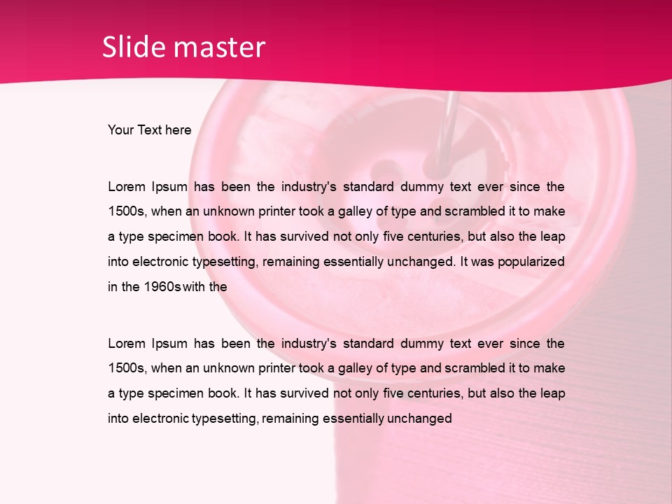 Work Bobbin Material PowerPoint Template