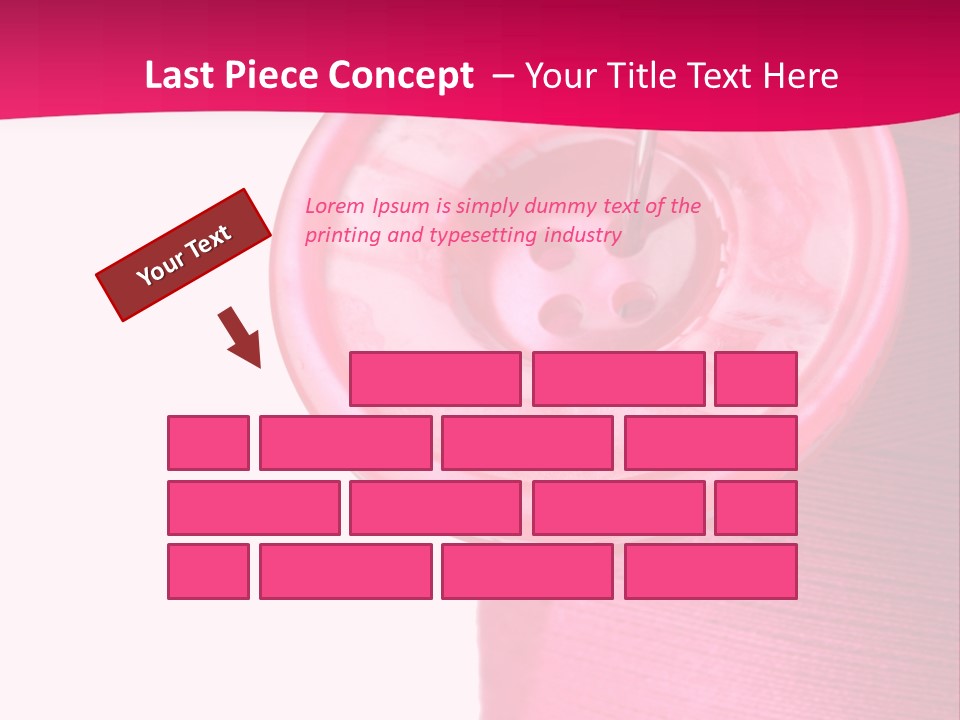 Work Bobbin Material PowerPoint Template