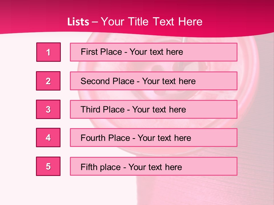 Work Bobbin Material PowerPoint Template