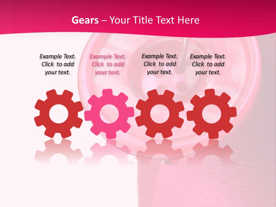 Work Bobbin Material PowerPoint Template