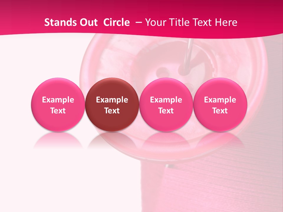 Work Bobbin Material PowerPoint Template