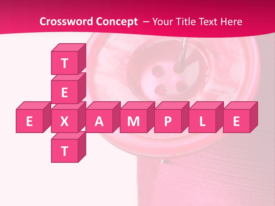 Work Bobbin Material PowerPoint Template