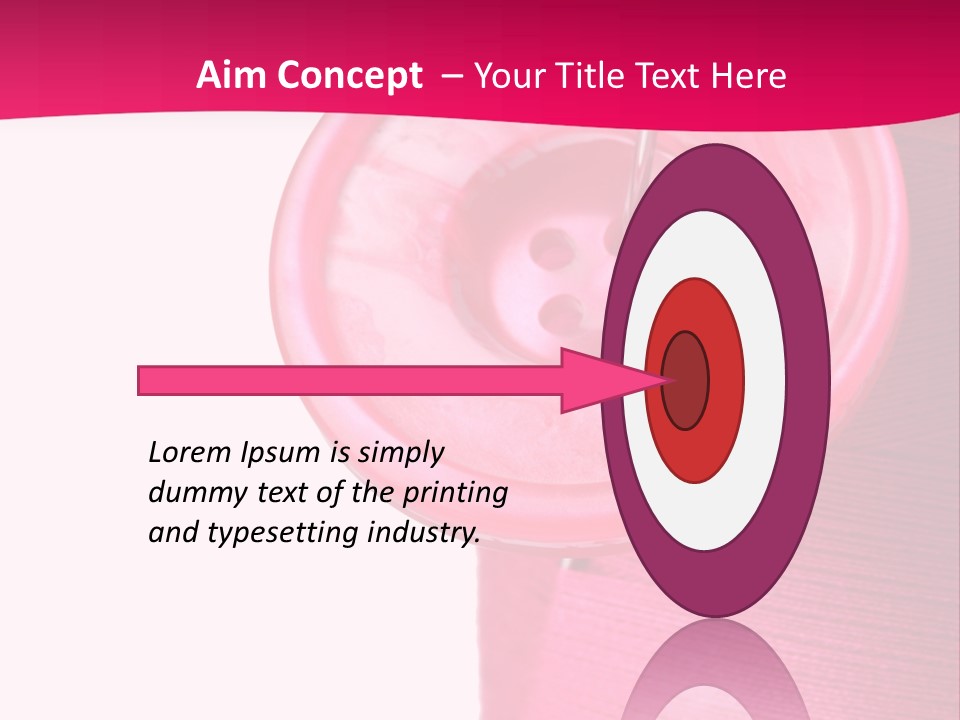 Work Bobbin Material PowerPoint Template
