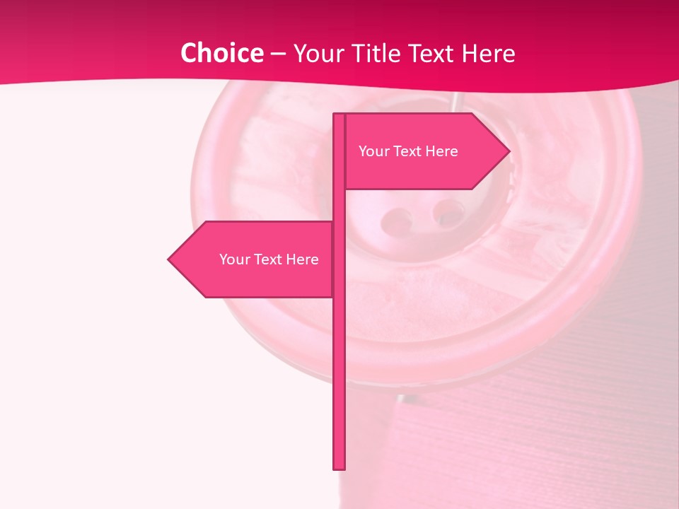 Work Bobbin Material PowerPoint Template