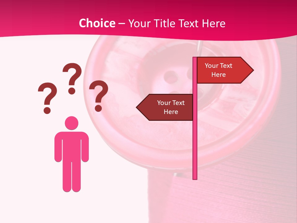 Work Bobbin Material PowerPoint Template