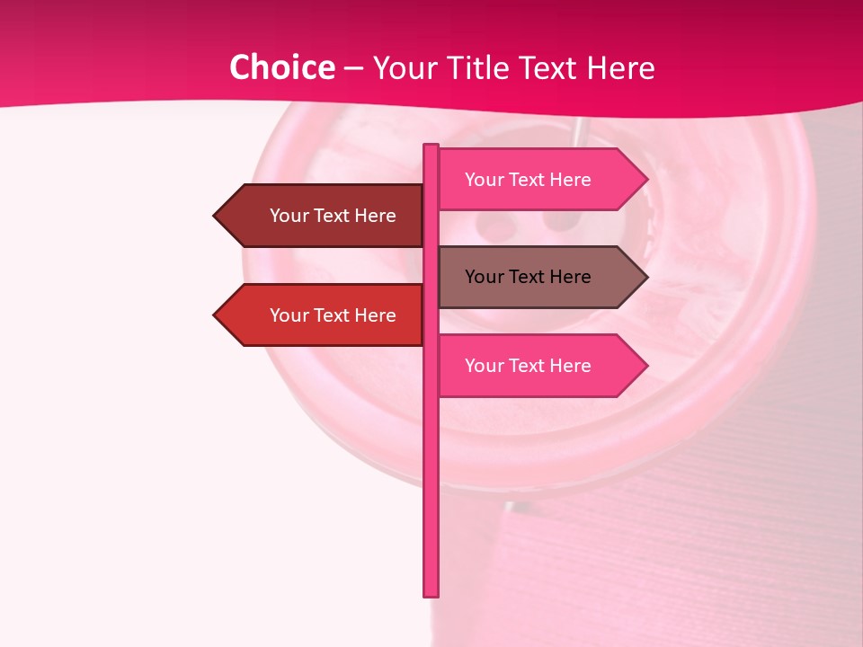 Work Bobbin Material PowerPoint Template