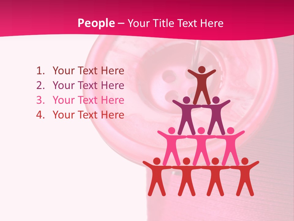 Work Bobbin Material PowerPoint Template