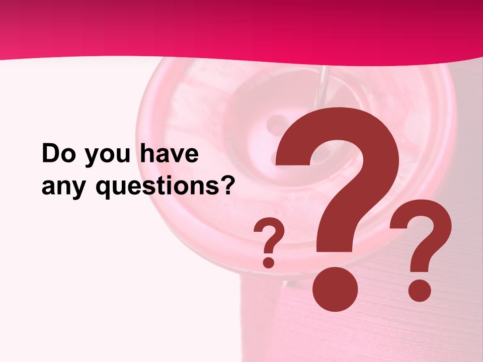 Work Bobbin Material PowerPoint Template