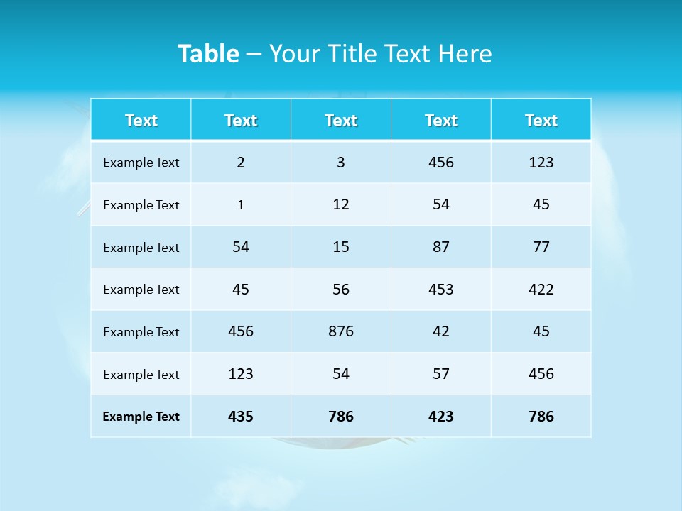 Globe Highway Mini PowerPoint Template