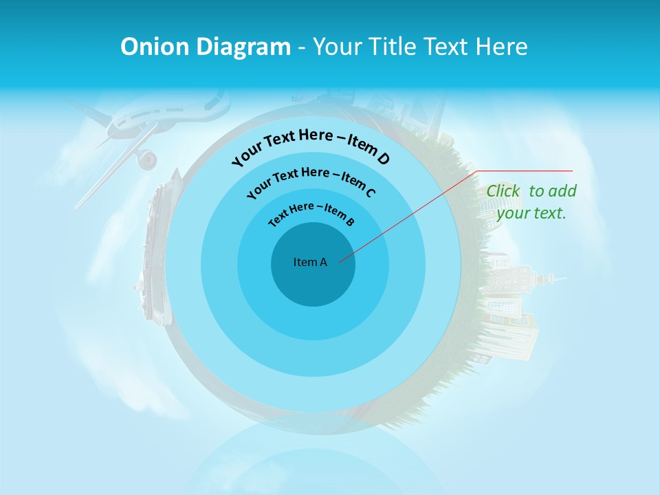 Globe Highway Mini PowerPoint Template