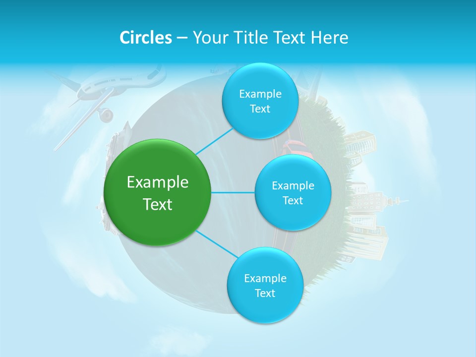 Globe Highway Mini PowerPoint Template