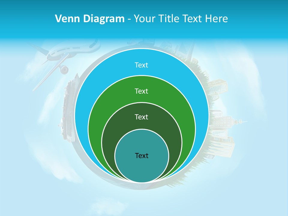Globe Highway Mini PowerPoint Template