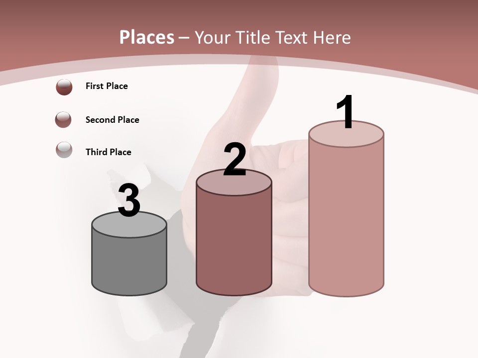 Choice Finger Success PowerPoint Template