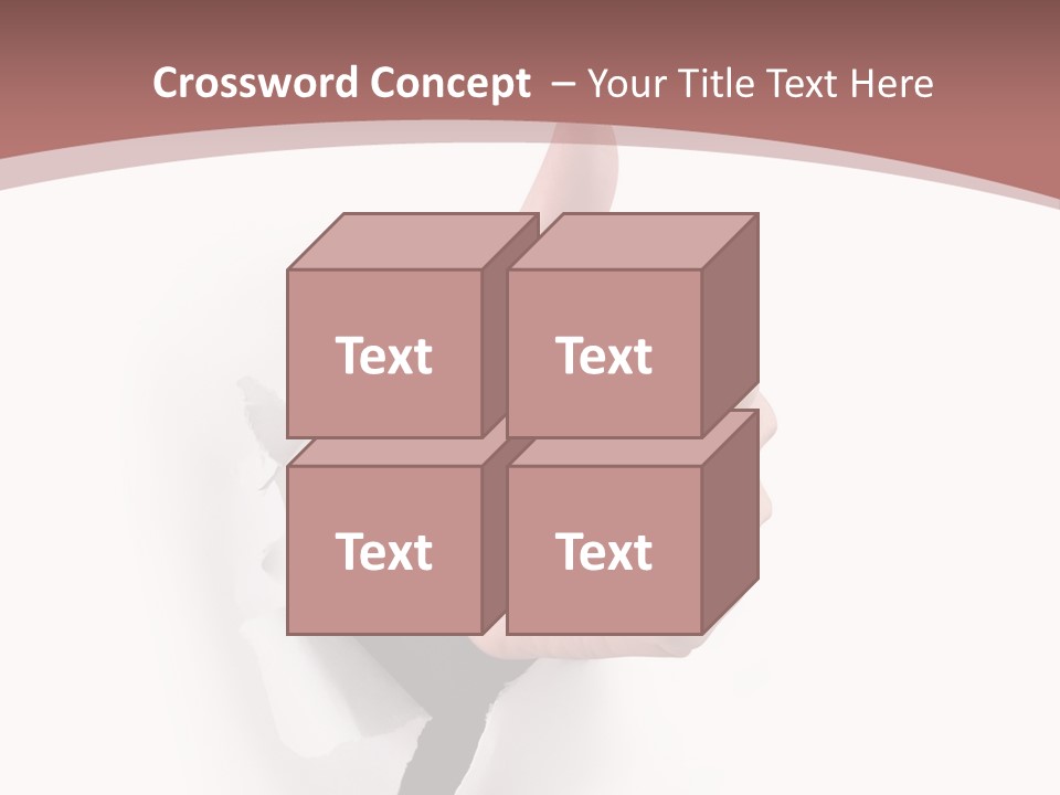Choice Finger Success PowerPoint Template