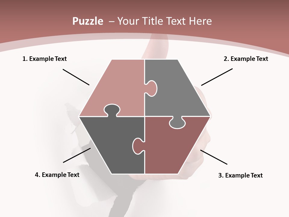Choice Finger Success PowerPoint Template