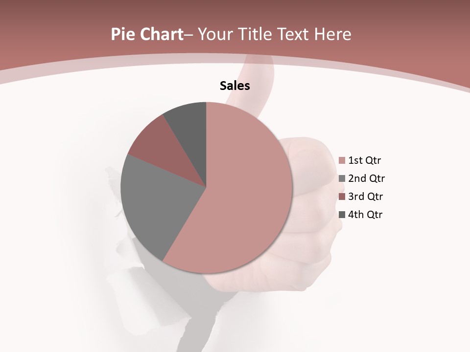 Choice Finger Success PowerPoint Template