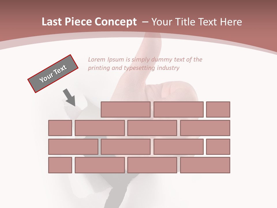 Choice Finger Success PowerPoint Template