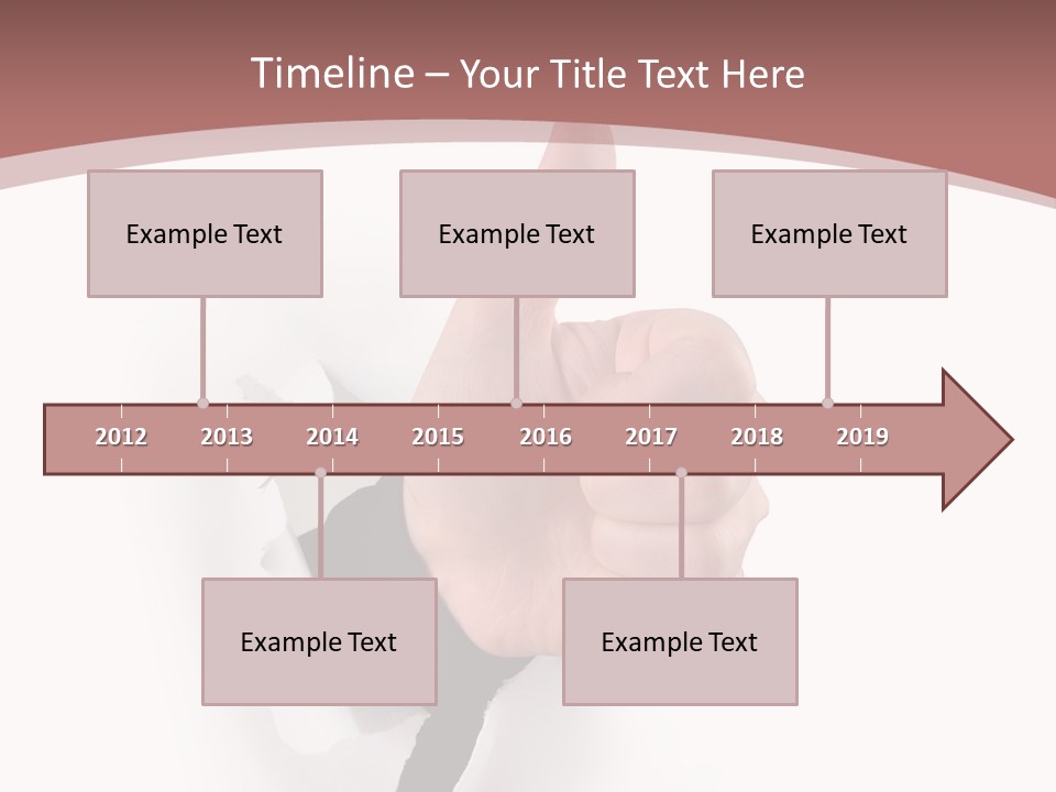 Choice Finger Success PowerPoint Template