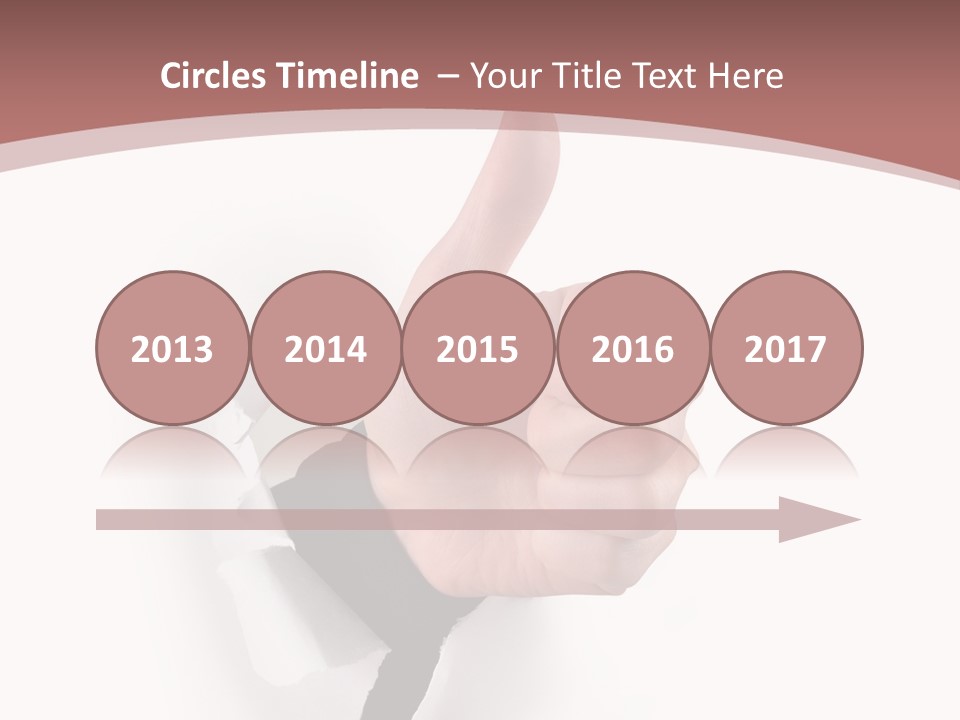 Choice Finger Success PowerPoint Template