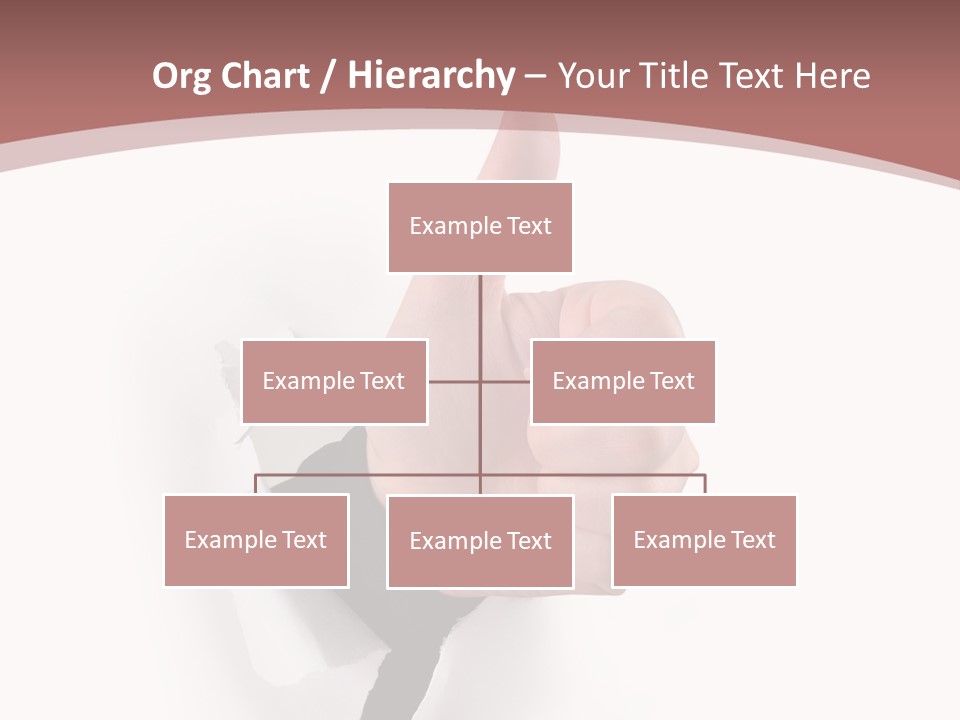Choice Finger Success PowerPoint Template