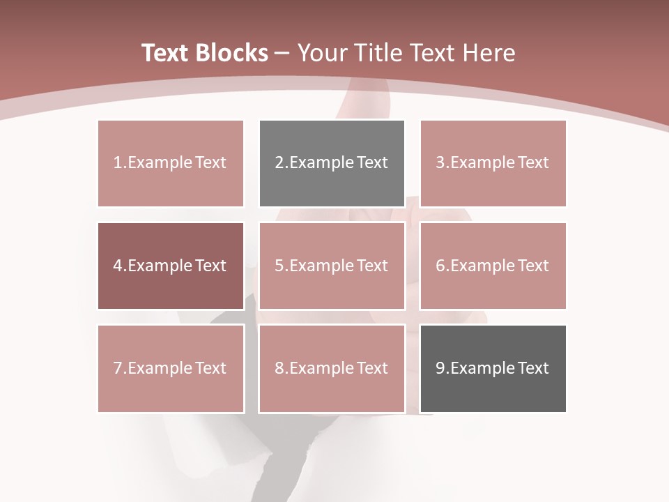 Choice Finger Success PowerPoint Template