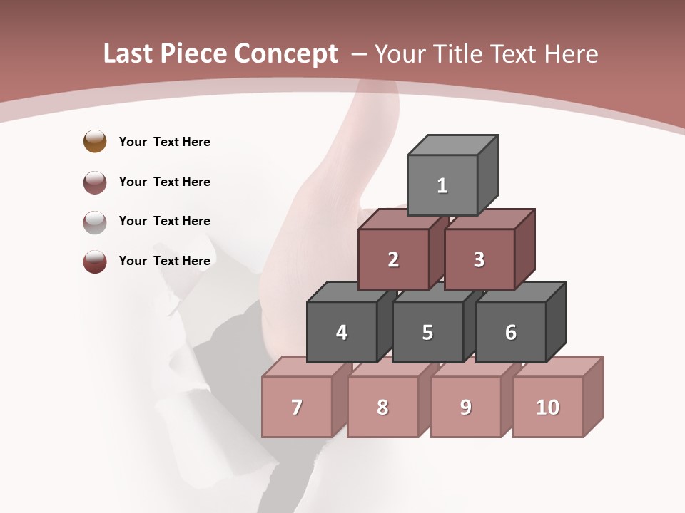 Choice Finger Success PowerPoint Template