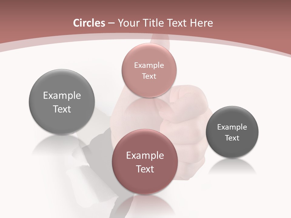 Choice Finger Success PowerPoint Template