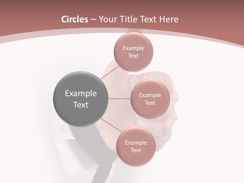 Choice Finger Success PowerPoint Template