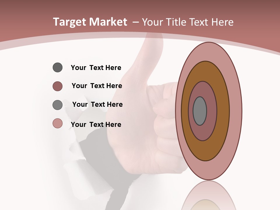 Choice Finger Success PowerPoint Template