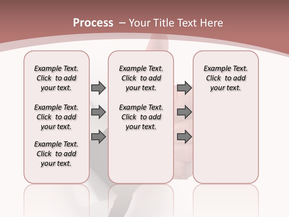Choice Finger Success PowerPoint Template
