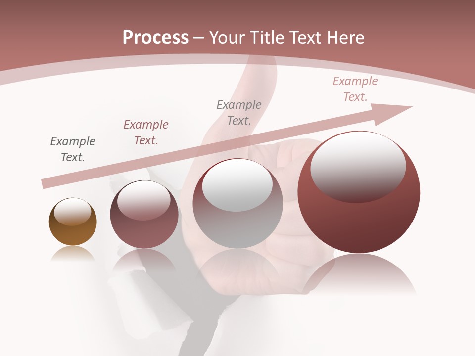 Choice Finger Success PowerPoint Template