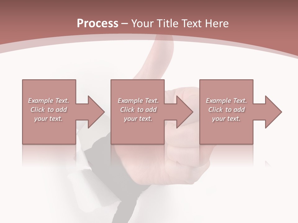 Choice Finger Success PowerPoint Template