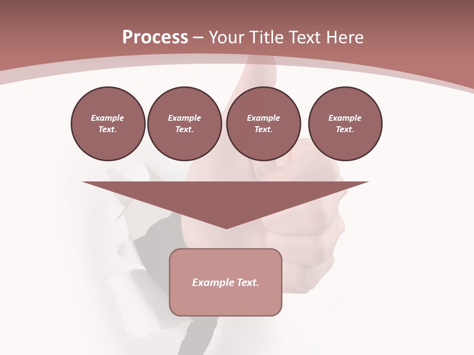 Choice Finger Success PowerPoint Template