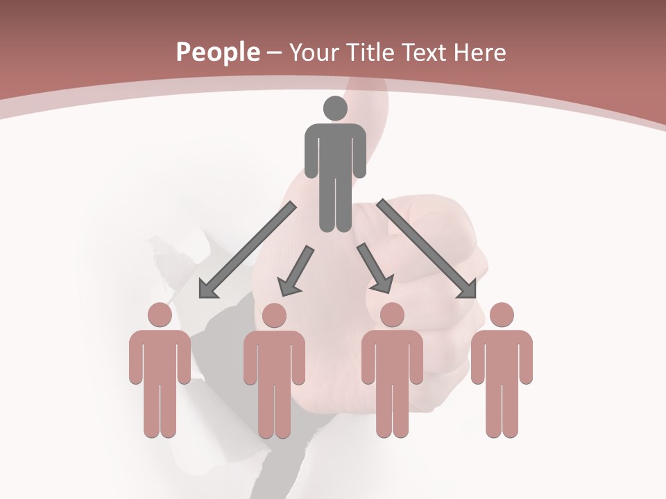 Choice Finger Success PowerPoint Template