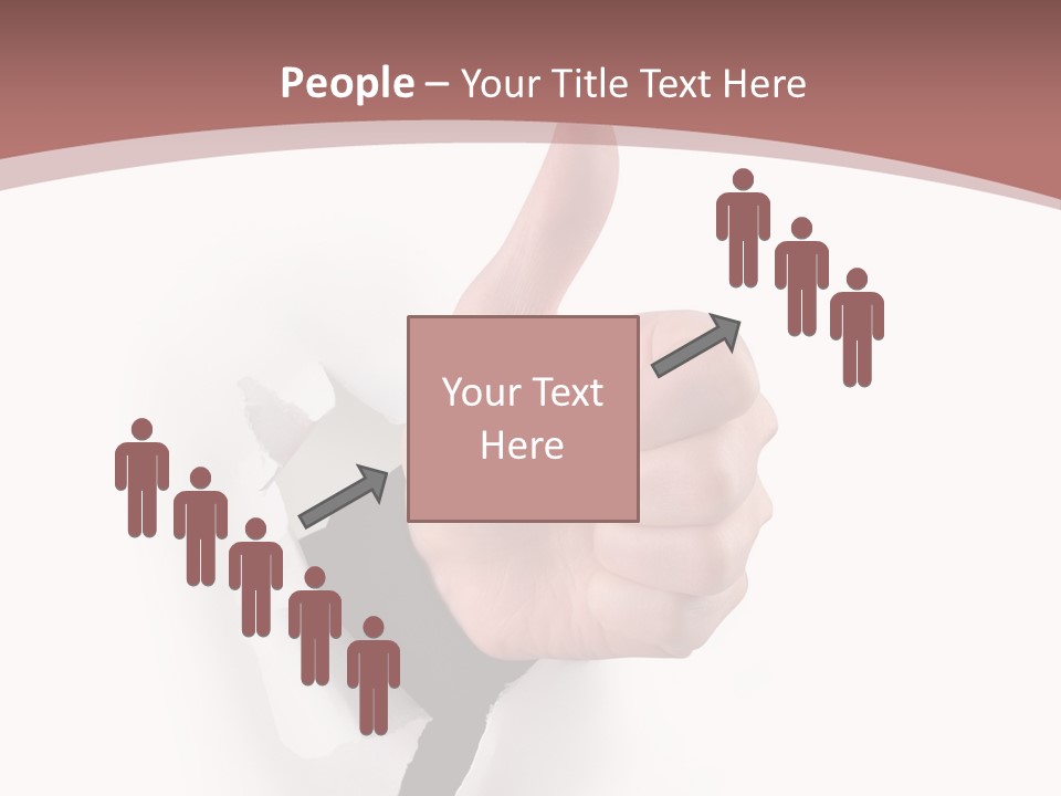 Choice Finger Success PowerPoint Template