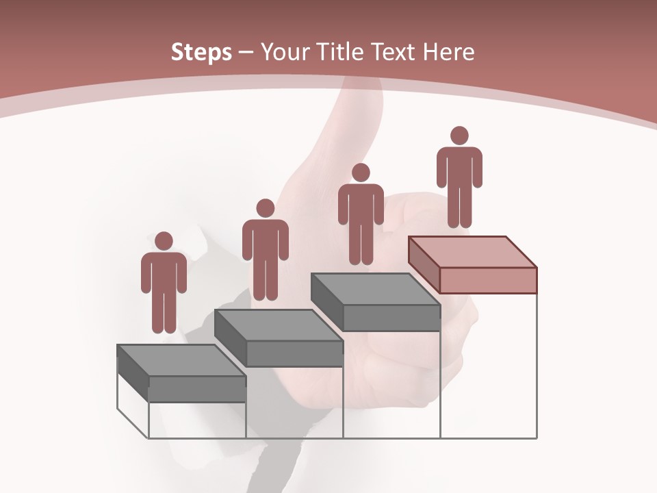 Choice Finger Success PowerPoint Template