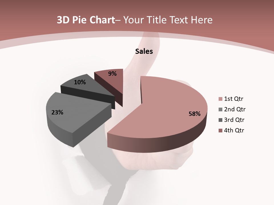 Choice Finger Success PowerPoint Template