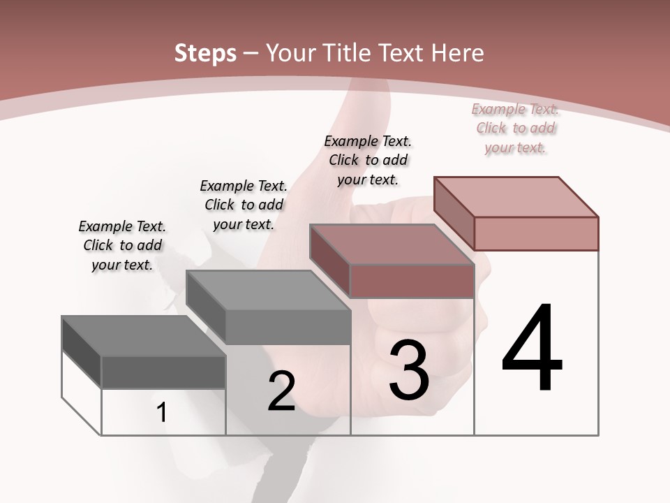 Choice Finger Success PowerPoint Template