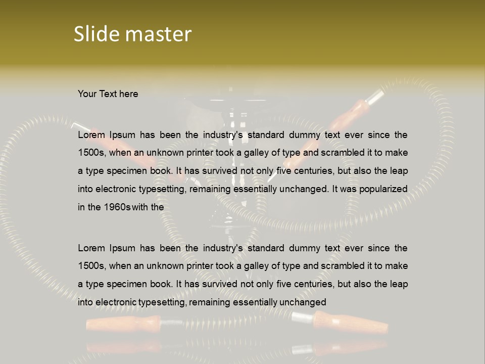 Enjoyment Ornament Relaxation PowerPoint Template