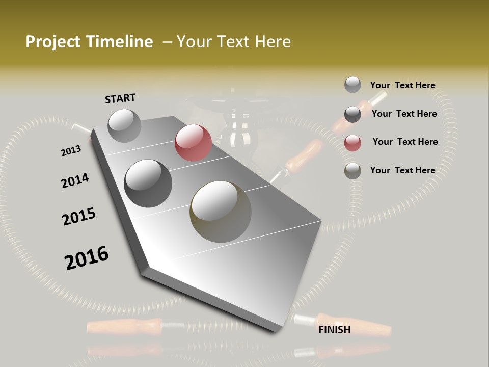 Enjoyment Ornament Relaxation PowerPoint Template